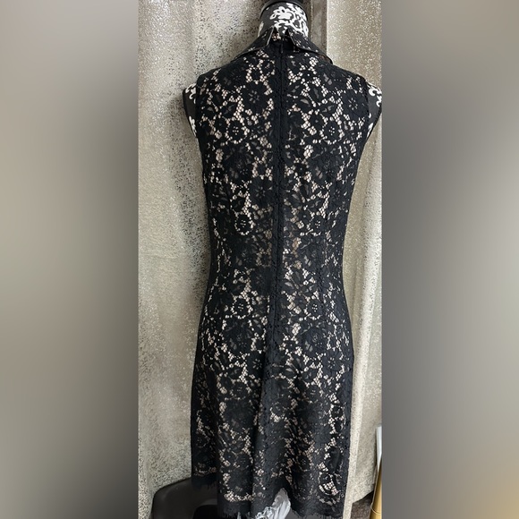 J. Crew Black Lace Dress Sz 4 - Picture 3 of 4